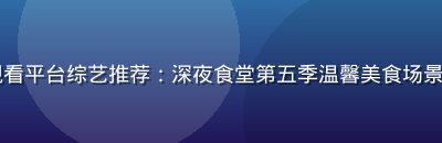 91视频在线观看平台综艺推荐：深夜食堂第五季温馨美食场景，暖光氛围感强